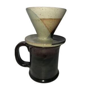 Soulfire Ceramics Coffee Dripper Pour Over Cone Sarah N Payne Signed Pottery